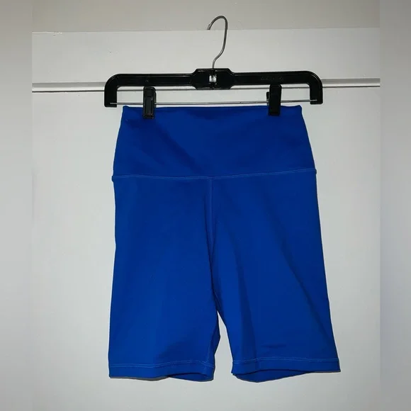 aerie Shorts Bright Blue Aerie Bike Shorts Poshmark
